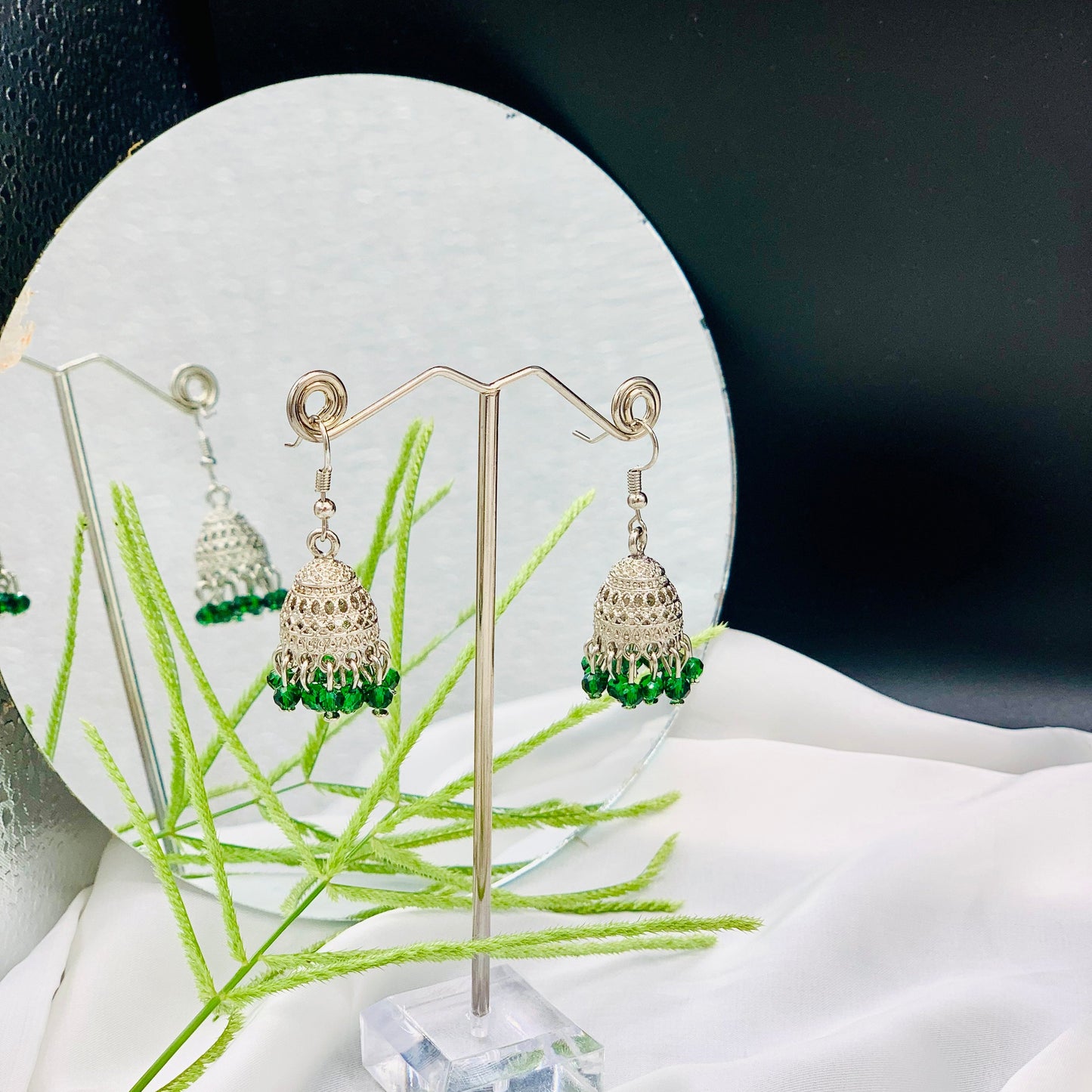Silver Jhumki