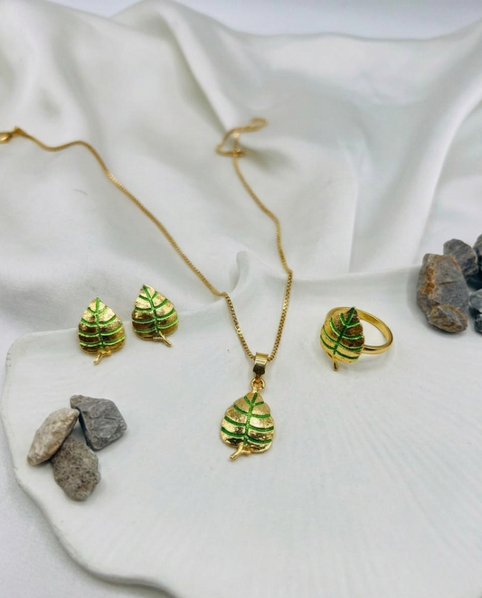 Petal Charm Pendant Set - Gehne Shehne