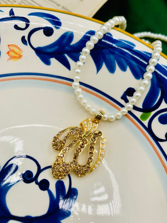 Allah Pearls Pendant