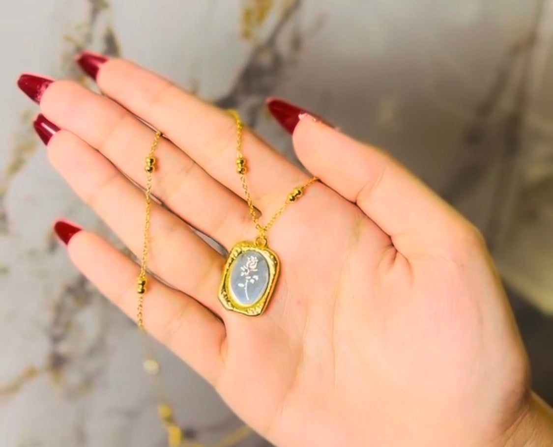 🌸 Secret Garden Pendant – Gehne Shehne 🌸