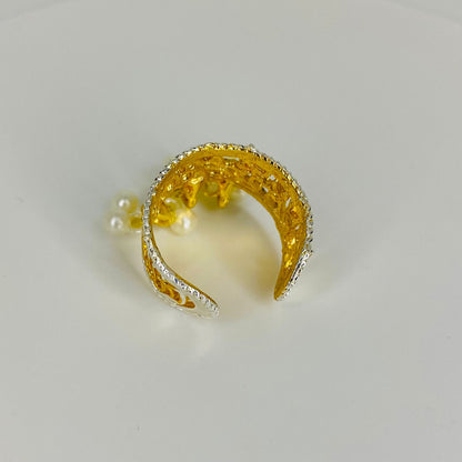 Kalma Ring with Pearls