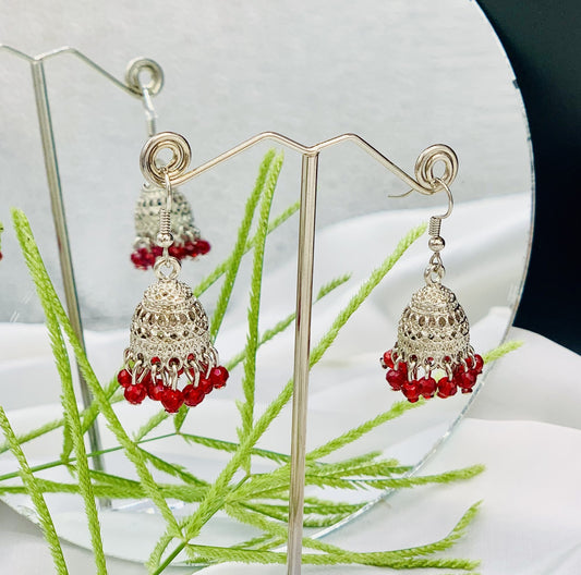 Silver Jhumki
